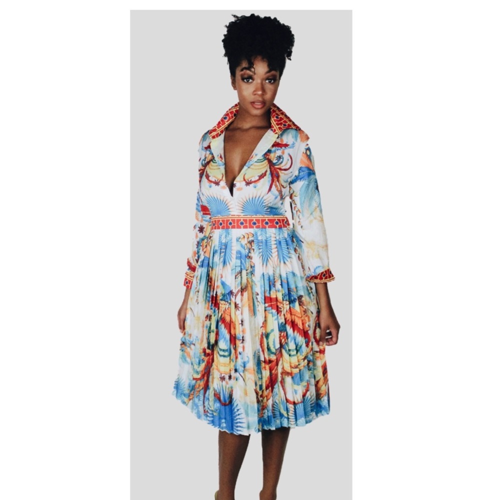 NWT E3 Collection Tribal print dress